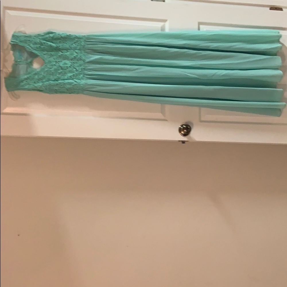 Bridesmaid dress green